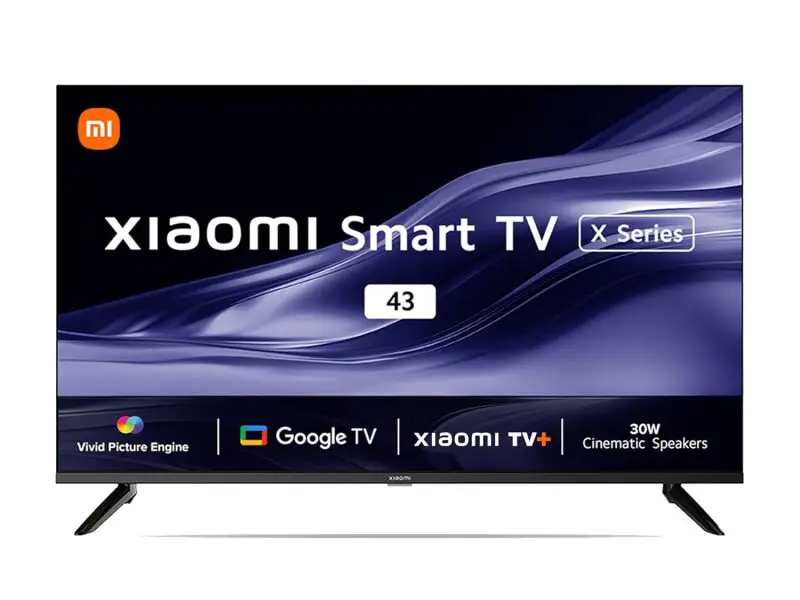 MI 108 cm (43 inches) X Series 4K Ultra HD Smart Google TV L43M8-A2IN (Black)