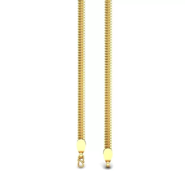 22K Yellow Gold Highway Unisex Chain