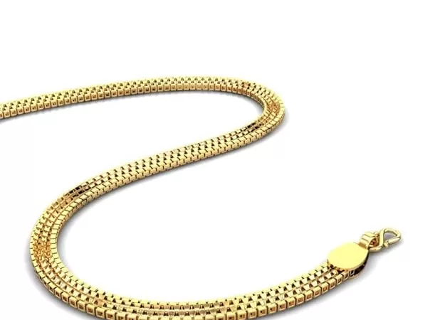 22K Yellow Gold Highway Unisex Chain